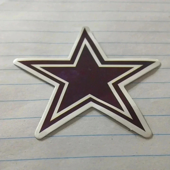 Other - Dallas Cowboys..VINTAGE WATERPROOF STICKER...unique designs...we bundle..enjoy